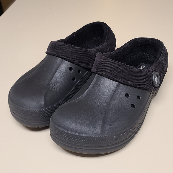 Crocs Blitzen Lined slip on clogs size 9 - Picture 1 of 10